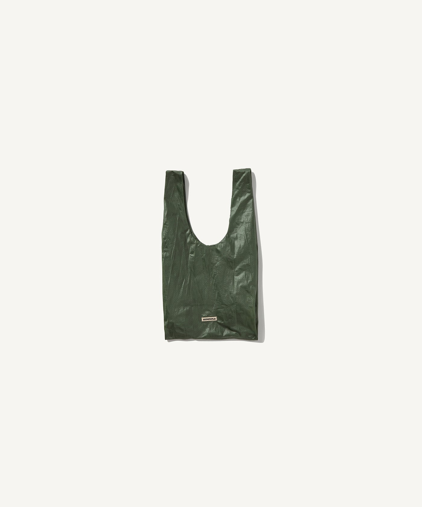 Reused parachute | Grocery bag-S | Dark green – ATONSTAPLeS