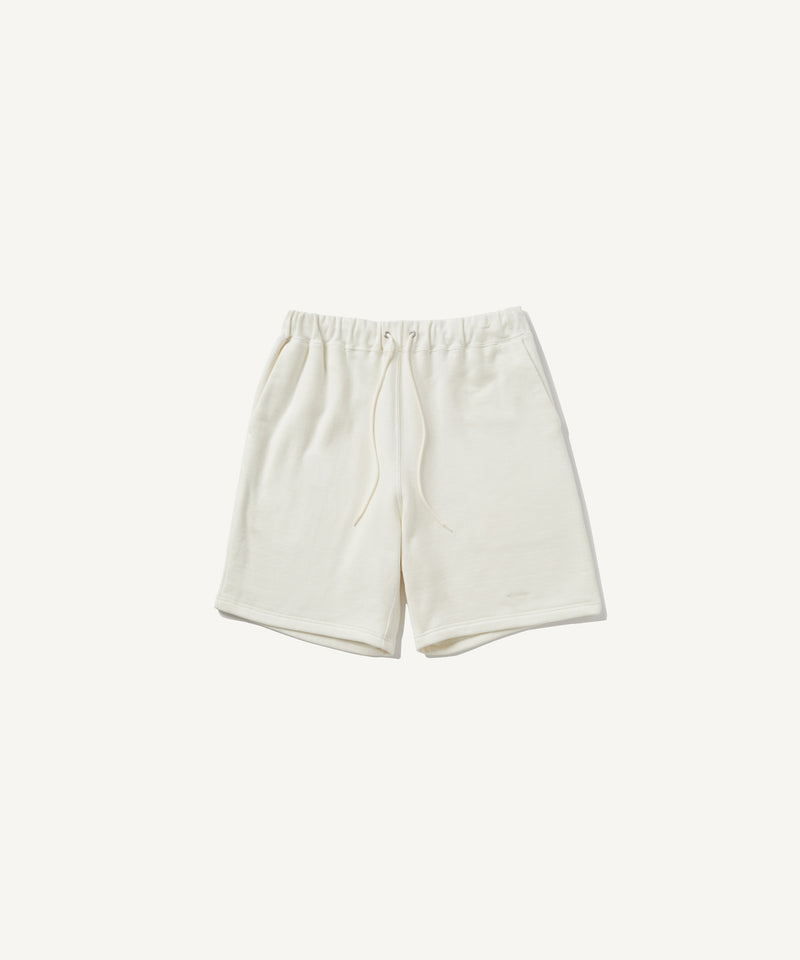 recycled suvin urake | sweat shorts off white