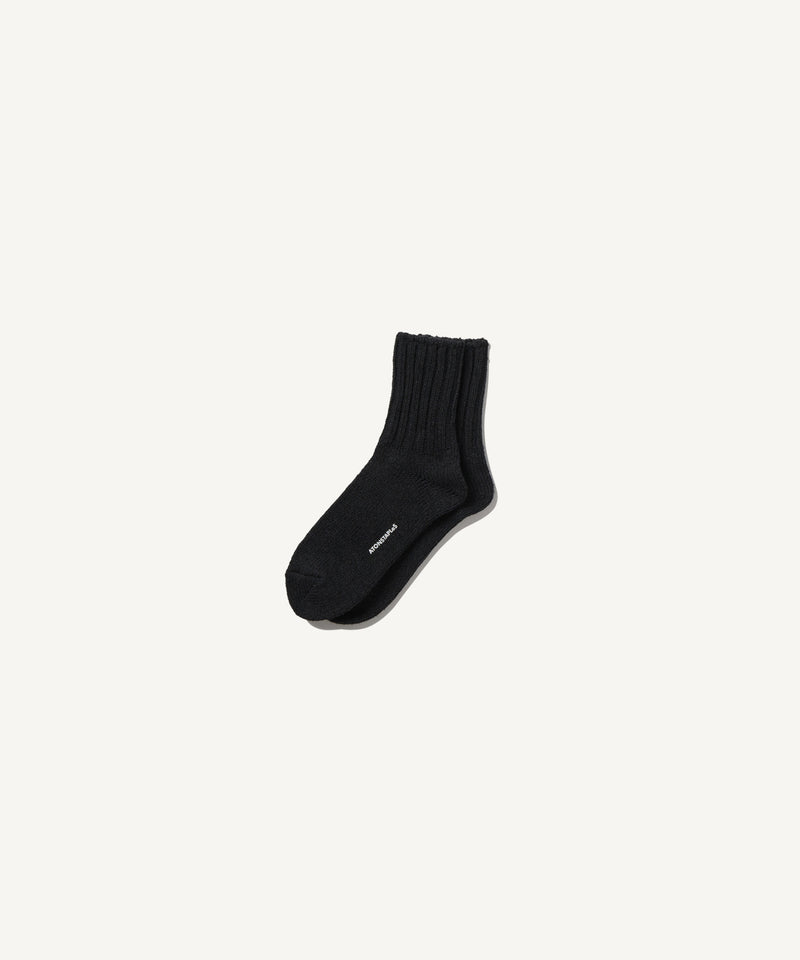 cotton x recycled silk | socks black