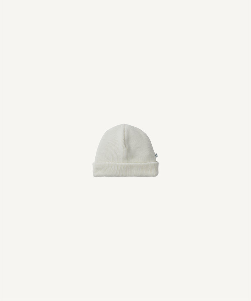 Fine merino wool | Beanie | Off white