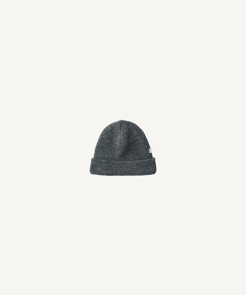 Fine merino wool | Beanie | Charcoal moku