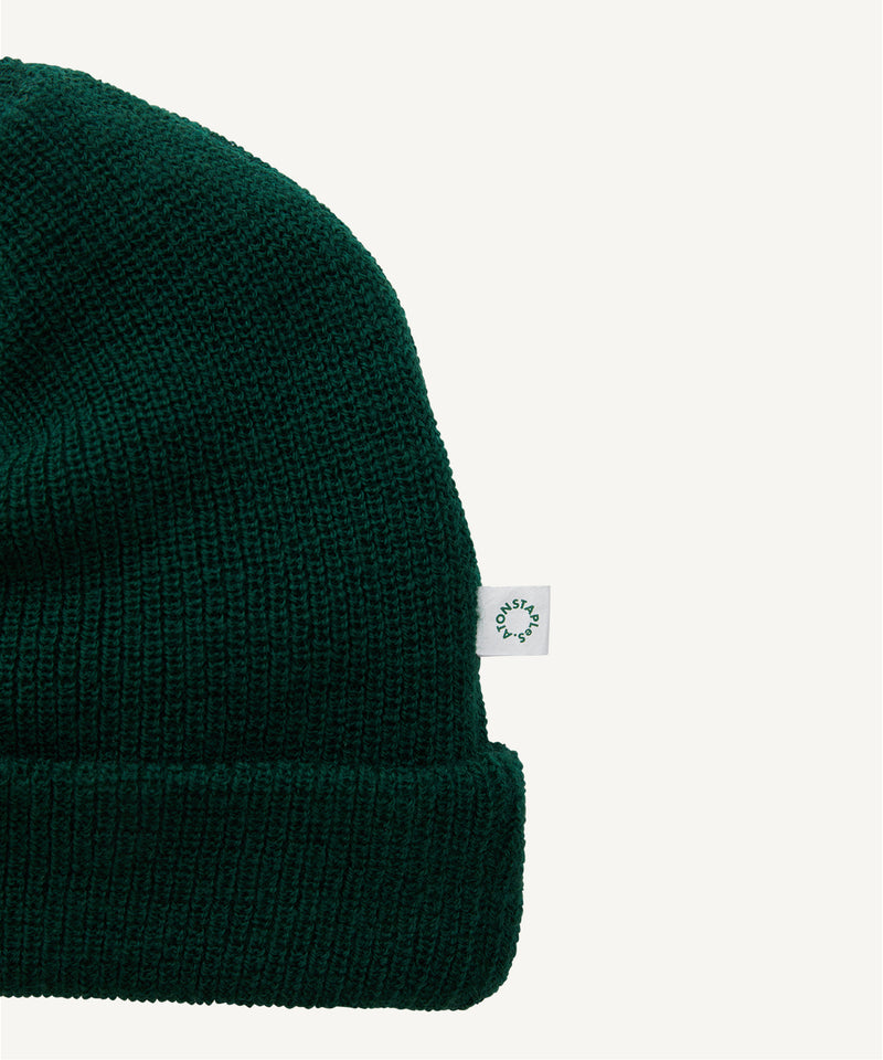 Fine merino wool | Beanie | Green