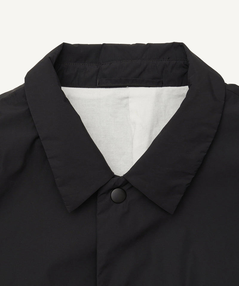 botanical dyed nylon | coach jacket black