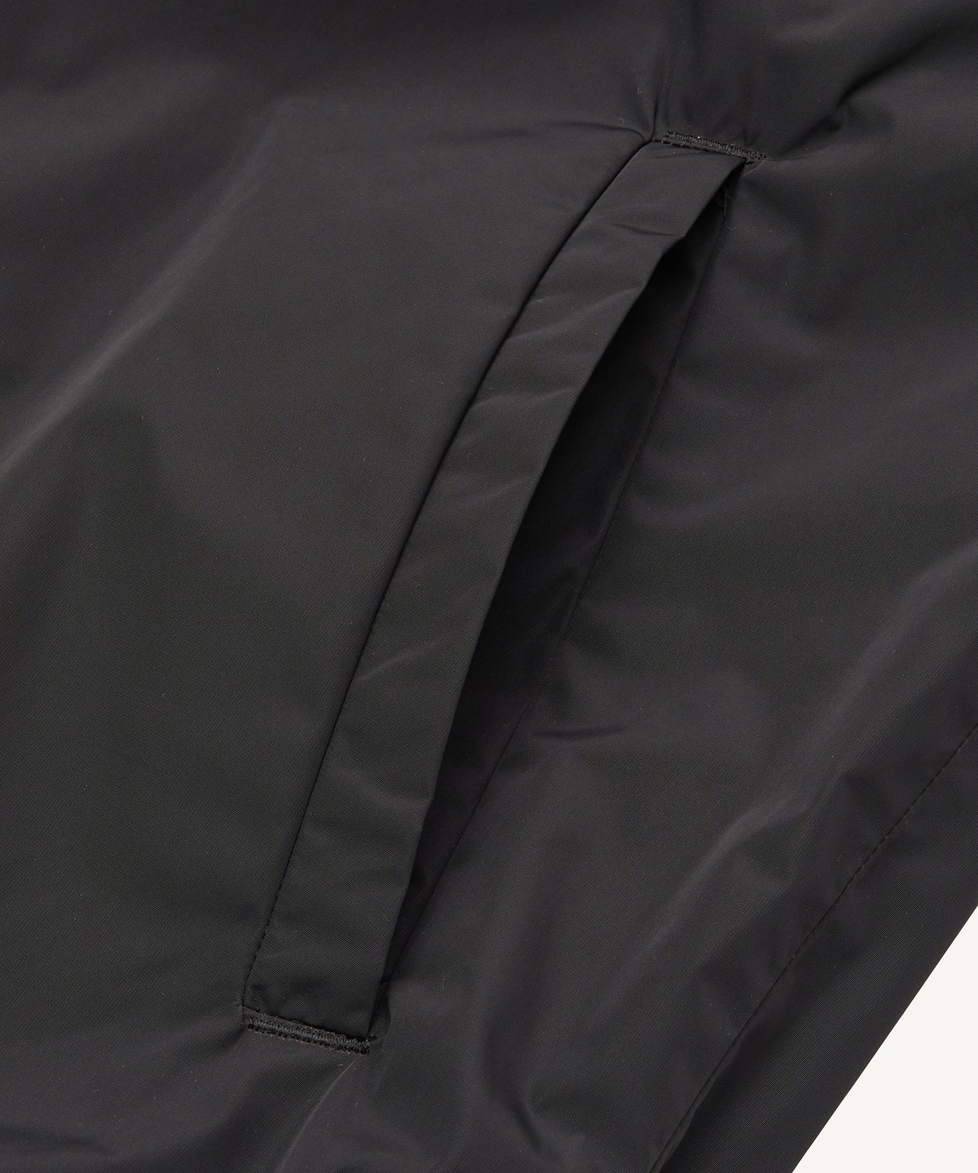 Botanical dyed nylon | Coach jacket | Black – ATONSTAPLeS