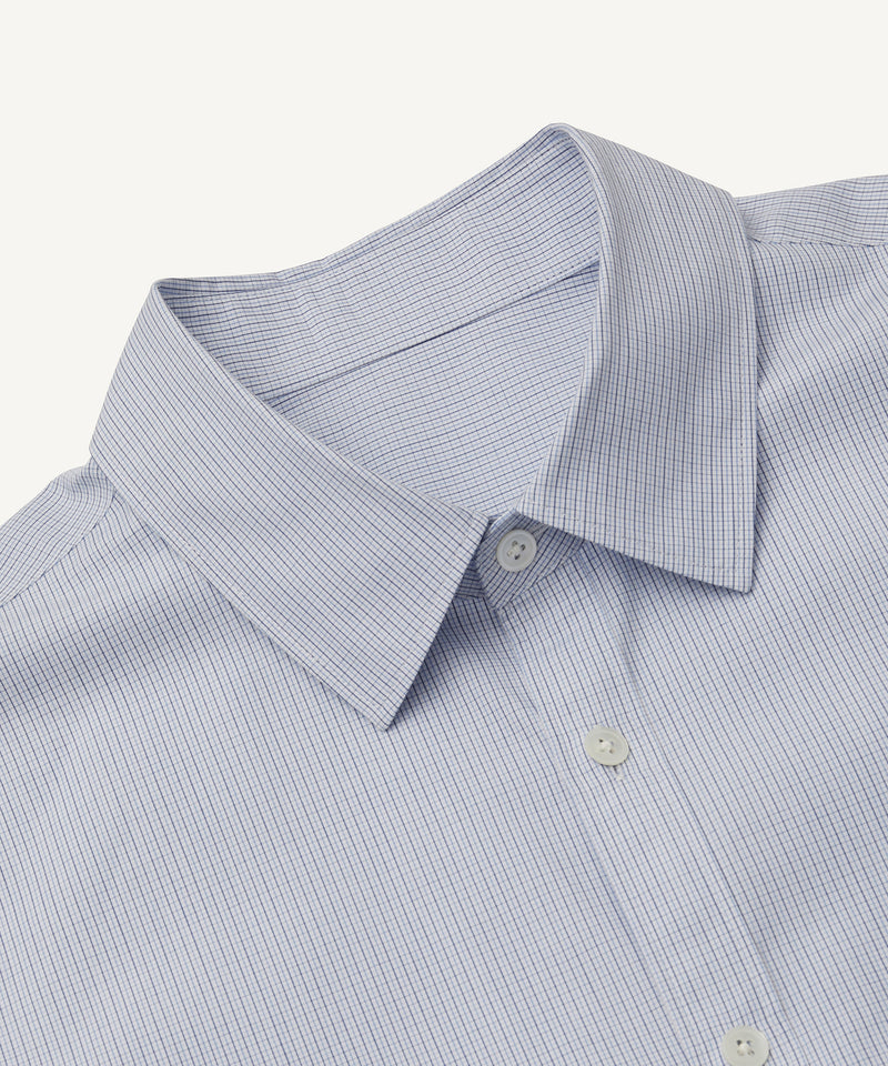 giza cotton | standard shirt pin check