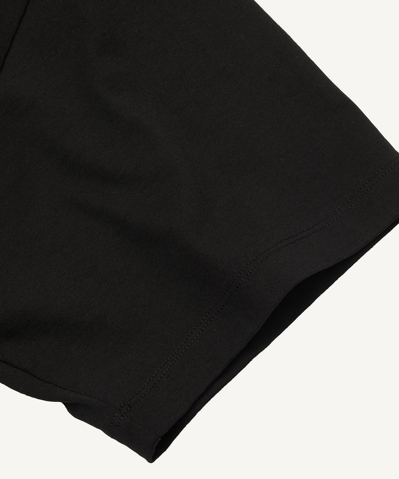 u.s. cotton jersey | short sleeve t-shirt black